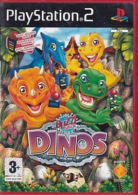 Buzz Junior Dinos - Nordisk - PS2 (B Grade) (Genbrug)